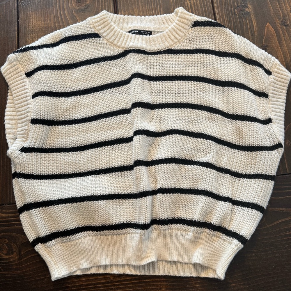 Striped Black and White Sweater